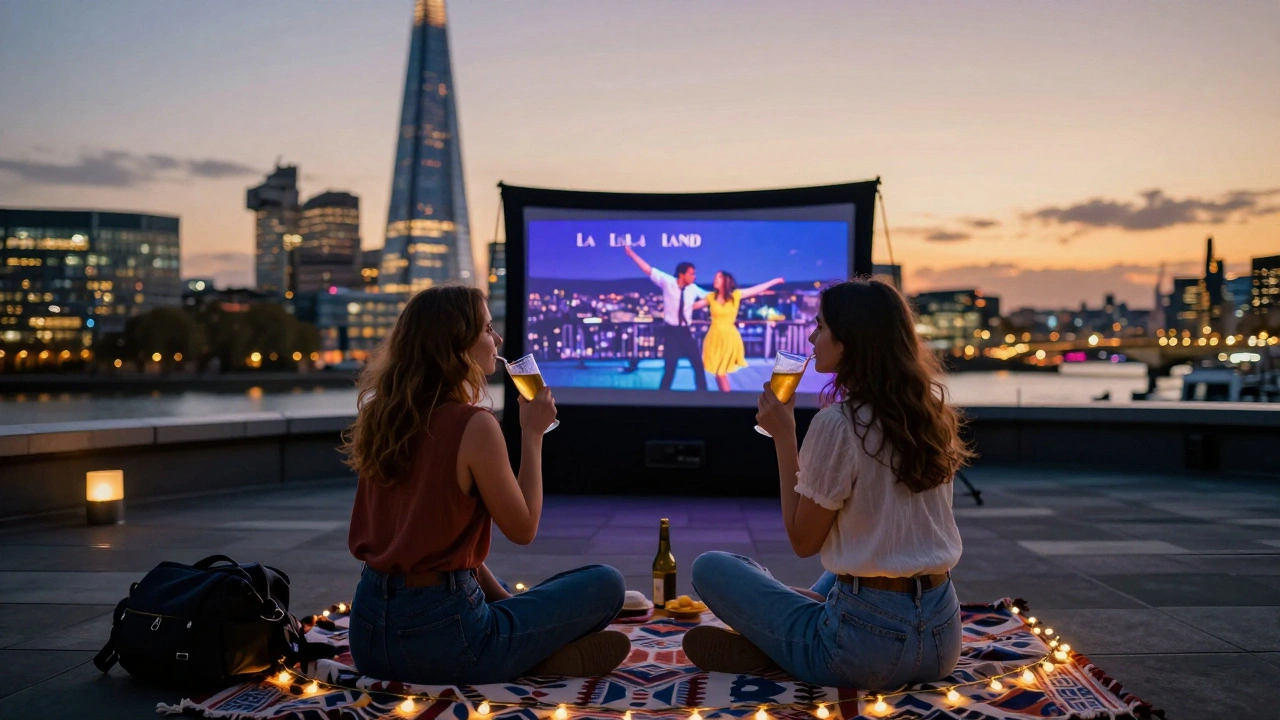 Rooftop Cinema Nights in London for Girls' Summer Dates