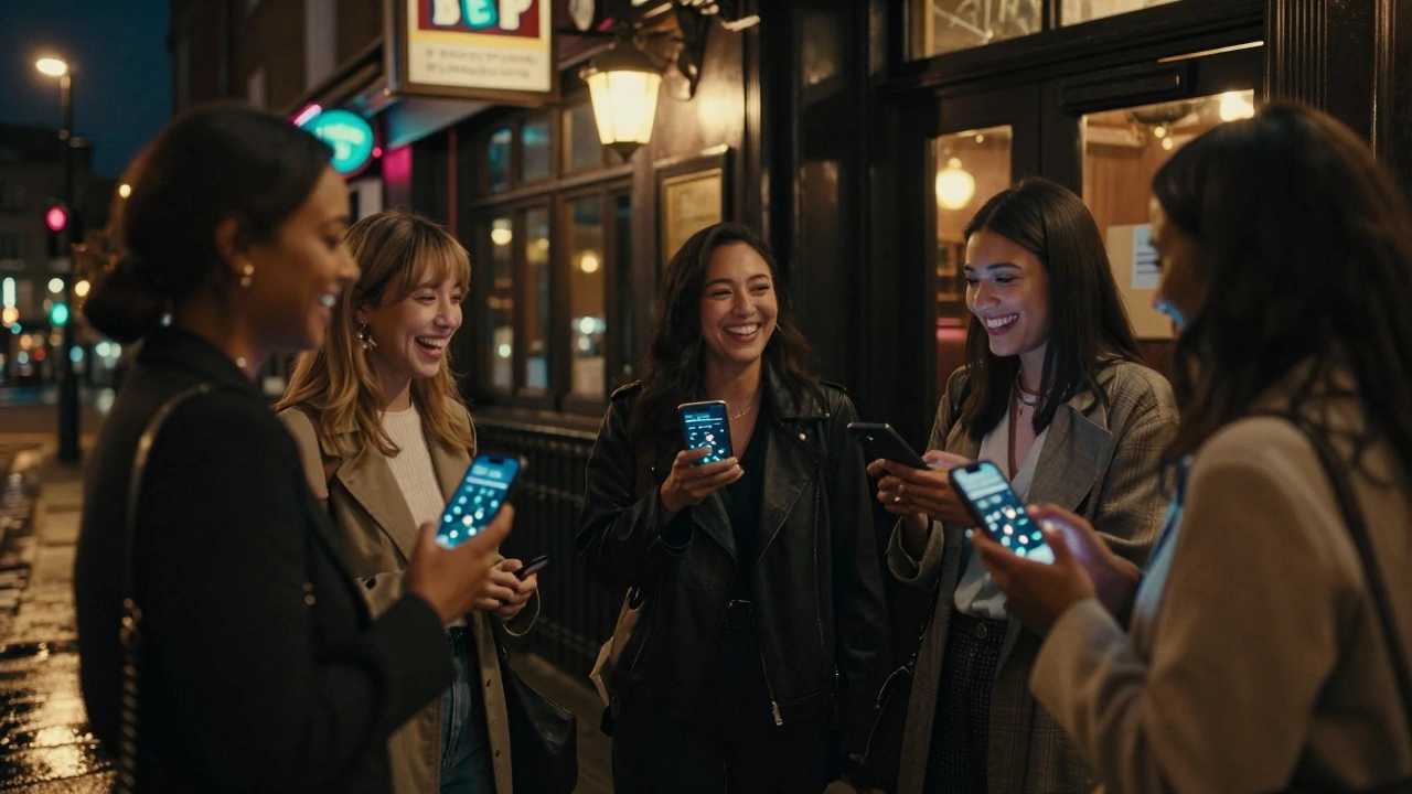 How to Share Pins and Locations Before a London Girls' Night