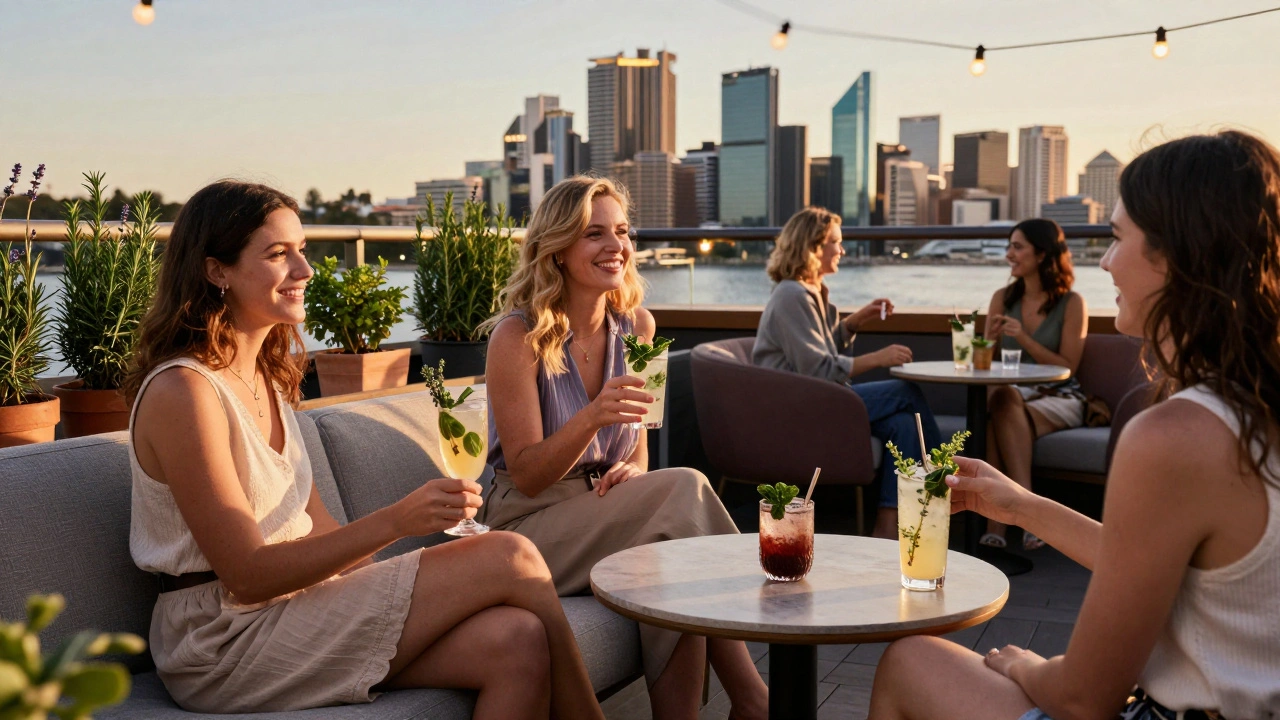 The Culpeper Rooftop: Herb Garden Drinks for Girls' Nights