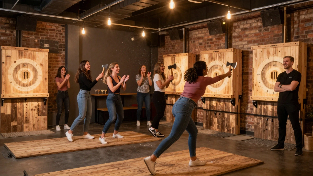 Axe Throwing for Hen Parties in London