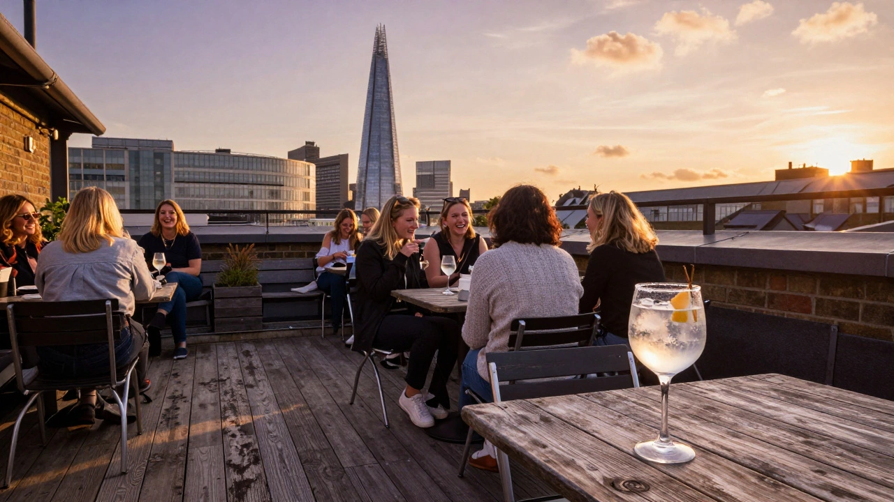Frank's Cafe Peckham: The Best Rooftop for Girls' Night Sunsets